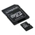 4GB Kingston Micro SDHC Transflash Karte Class4 + Adapter