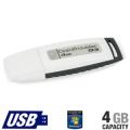 4GB USB-Stick Kingston Data Traveler DTIG3, Grau, USB 2.0