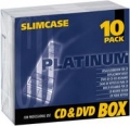 CD H&Atilde;&OElig;llen Slimcase Leerboxen Omega 1-fach Tray Schwarz (10er Pack) 40172