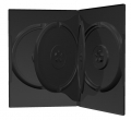MediaRange DVD-H&Atilde;&OElig;llen (Leerbox) 6-fach mit Klapptray schwarz - 20mm (5er Pack)